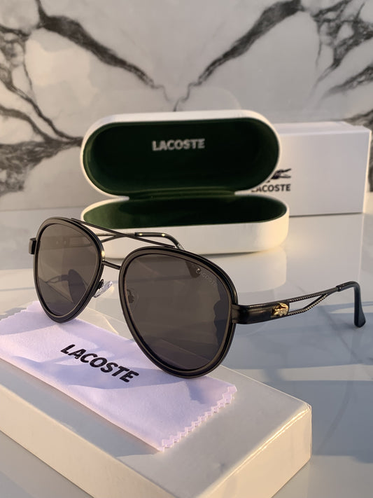 Branded Lcoste 09230 Sunglasses Full black (With Original Kit)